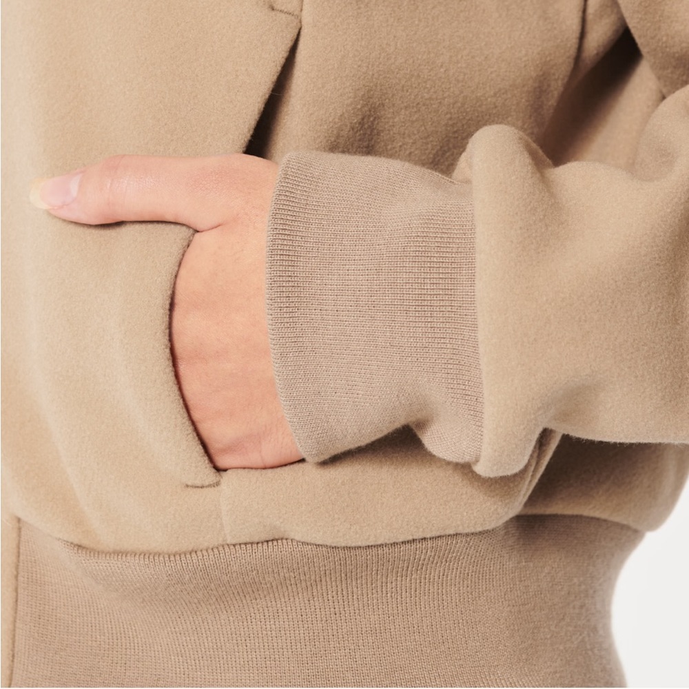 FAUX WOOL BOMBER JACKET NWT - Picture 5 of 5